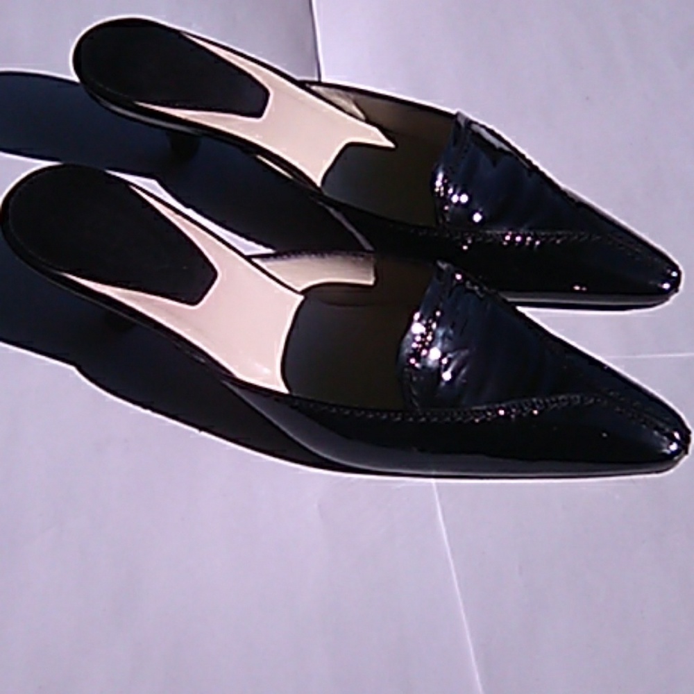 Tod's Patent Mules Black sz6